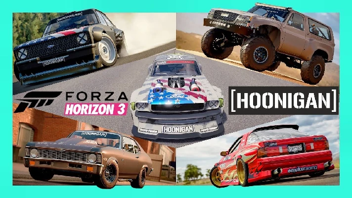 ✅ Forza Horizon 3 Hoonigan Car Pack DLC XBOX ONE Key 🔑