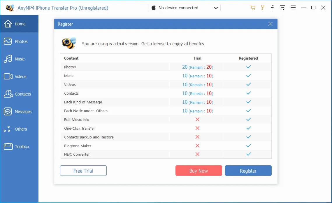🔑 AnyMP4 iPhone Transfer Pro | License until 29.04.25