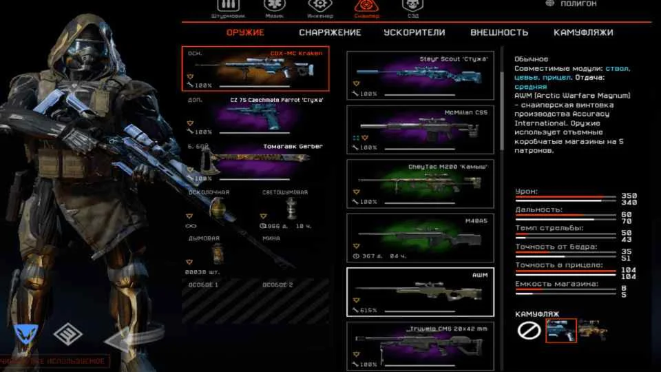 Аккаунт Альфа ; Ранг: 73; Элит. снаряжение: 6; Рарки: 5