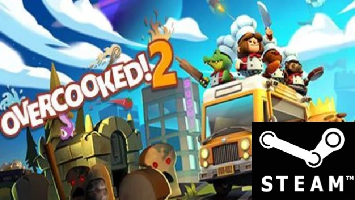 ⭐️Overcooked! 2 - STEAM (Region free)