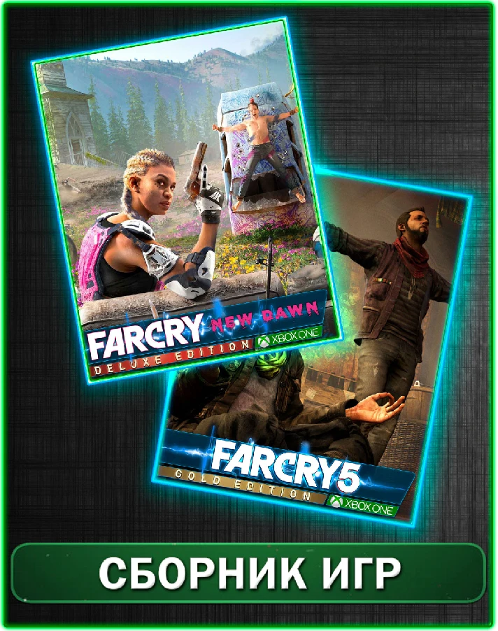 Far Cry 5 Gold Edition,Far Cry New Dawn Deluxe XBOX ONE