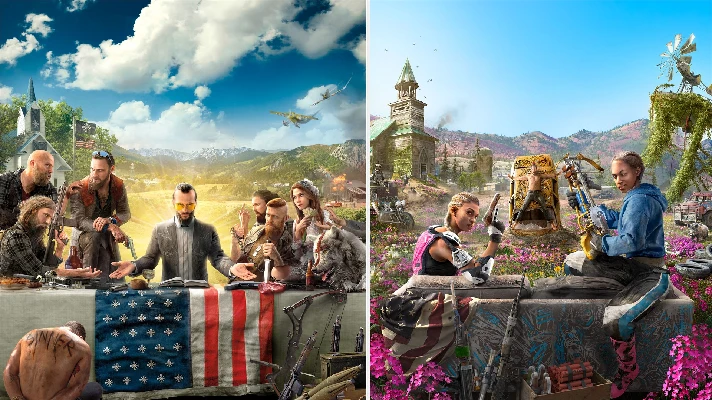 Far Cry 5 Gold Edition,Far Cry New Dawn Deluxe XBOX ONE