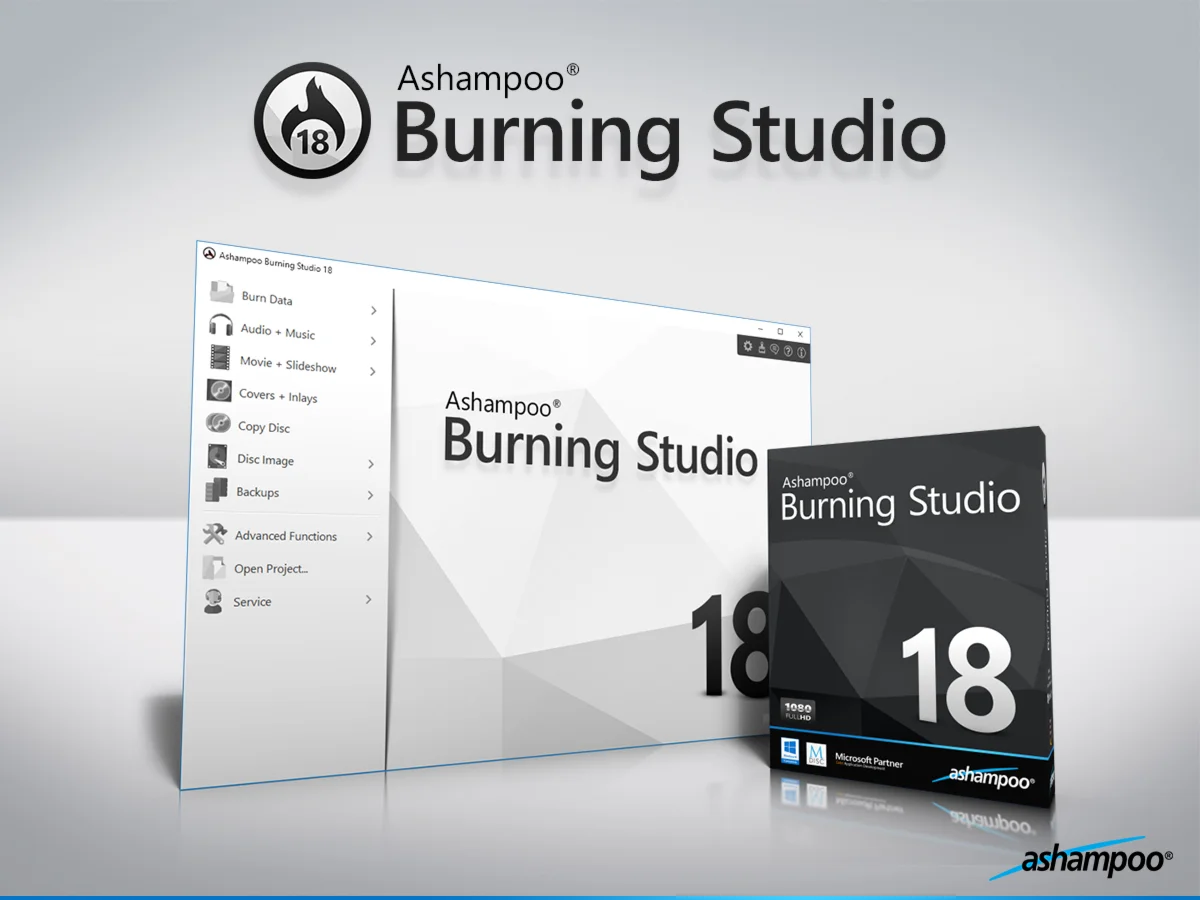 Ashampoo Burning Studio 18 (пожизненная лицензия)(Ключ)