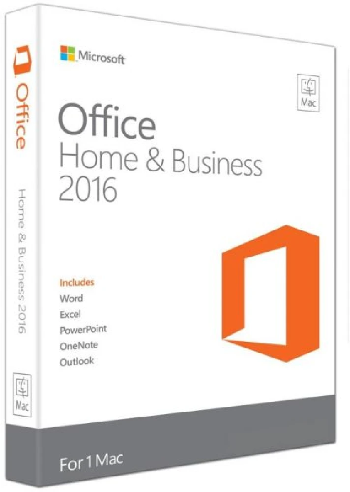 Microsoft Office 2016 Home and Business - For Mac