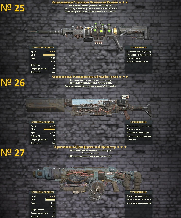 Fallout 76 | Best Legendary Weapons! Best price! (PC)