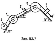 Решение Д3-73 (Рисунок Д3.7 условие 3 С.М. Тарг 1988 г)
