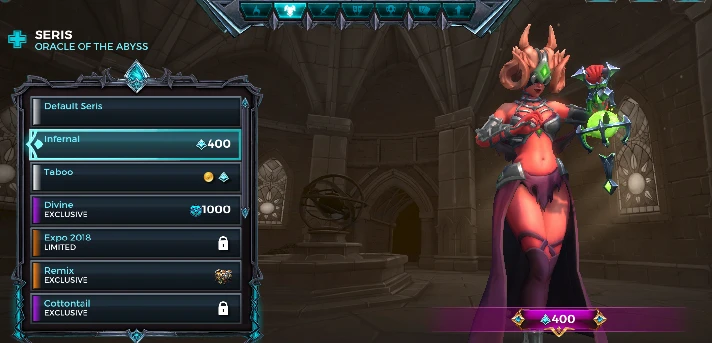 Paladins Infernal Seris Skin PC Key