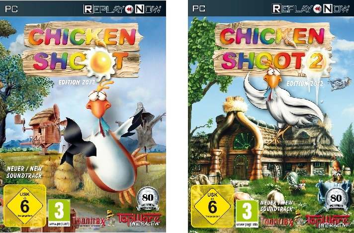 Chicken Shoot Gold + Chicken Shoot 2 (STEAM KEY/GL