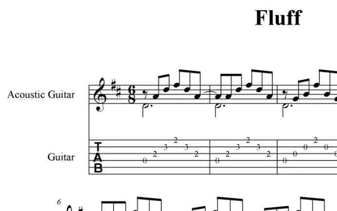 Fluff (Black Sabbath, Tony Iommi)  pdf+gp6