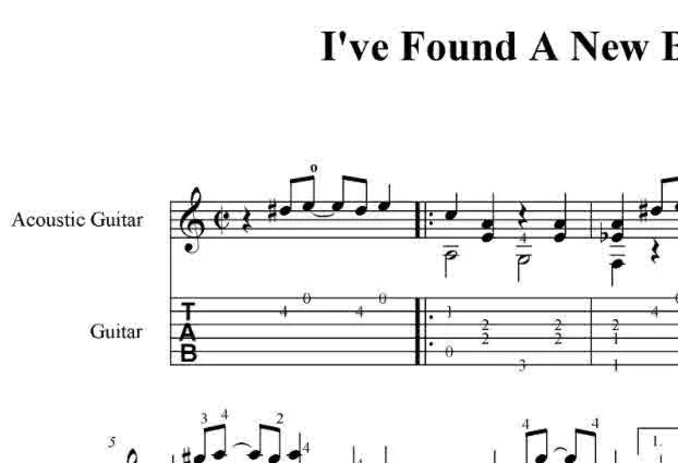 I’ve Found a New Baby (S. Williams) Ноты, табы, GP6