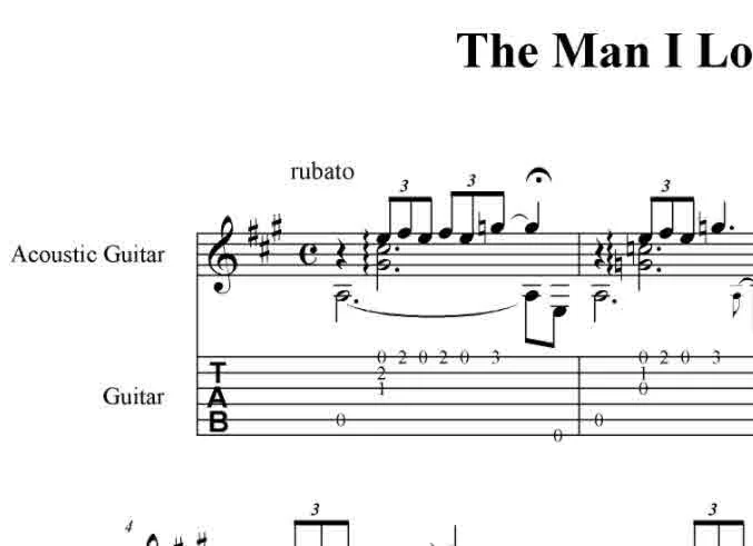 The Man I Love (George Gershwin) pdf+gp6