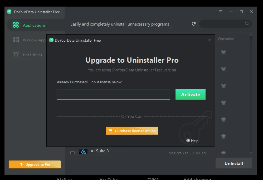 DoYourData Uninstaller Pro v5.3 Key (Region free)