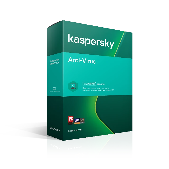 Kaspersky Anti-Virus: Renewal for 1 year* for 2 PCs  RU