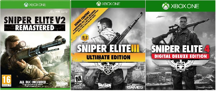 ✅Sniper Elite 2, 3, 4 Ultimate XBOX✅ Rent