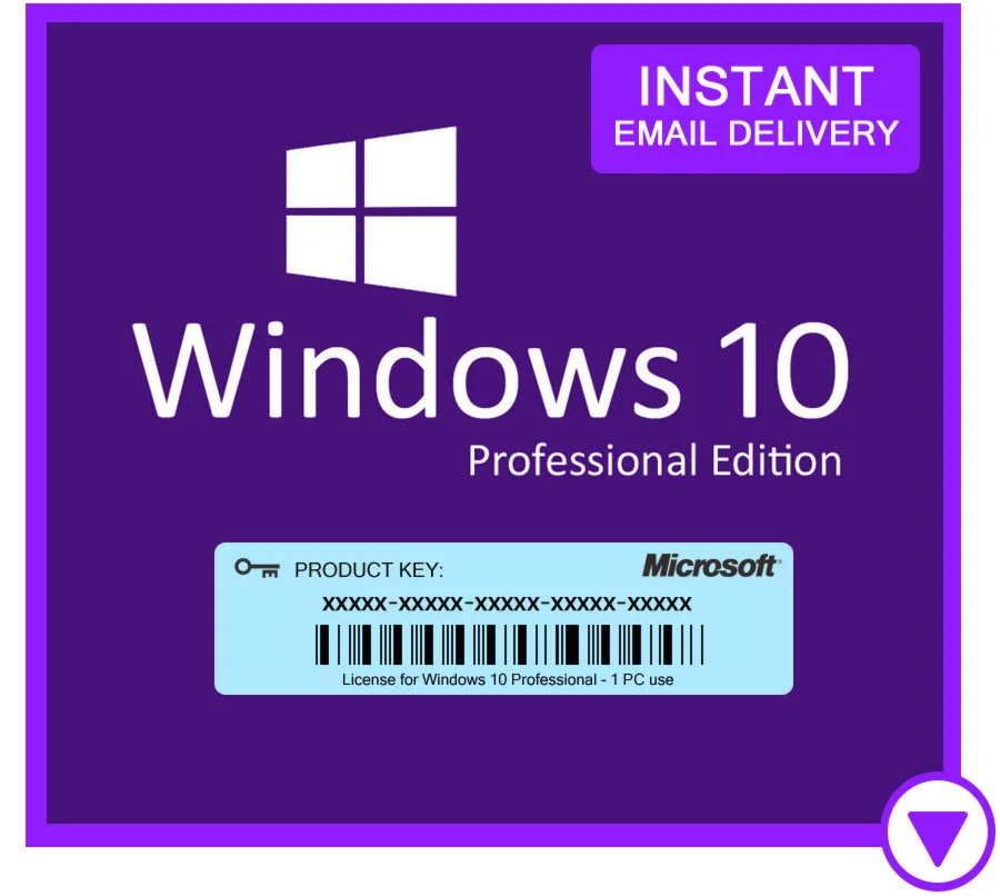 Windows 10 Professional 32|64 bit Instant Delivery