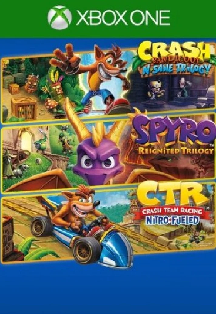 Crash + Spyro Triple Play Bundle (XBOX ONE)