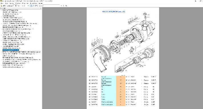 Catalog of parts and assembly units of diesel 6CHN 21/2