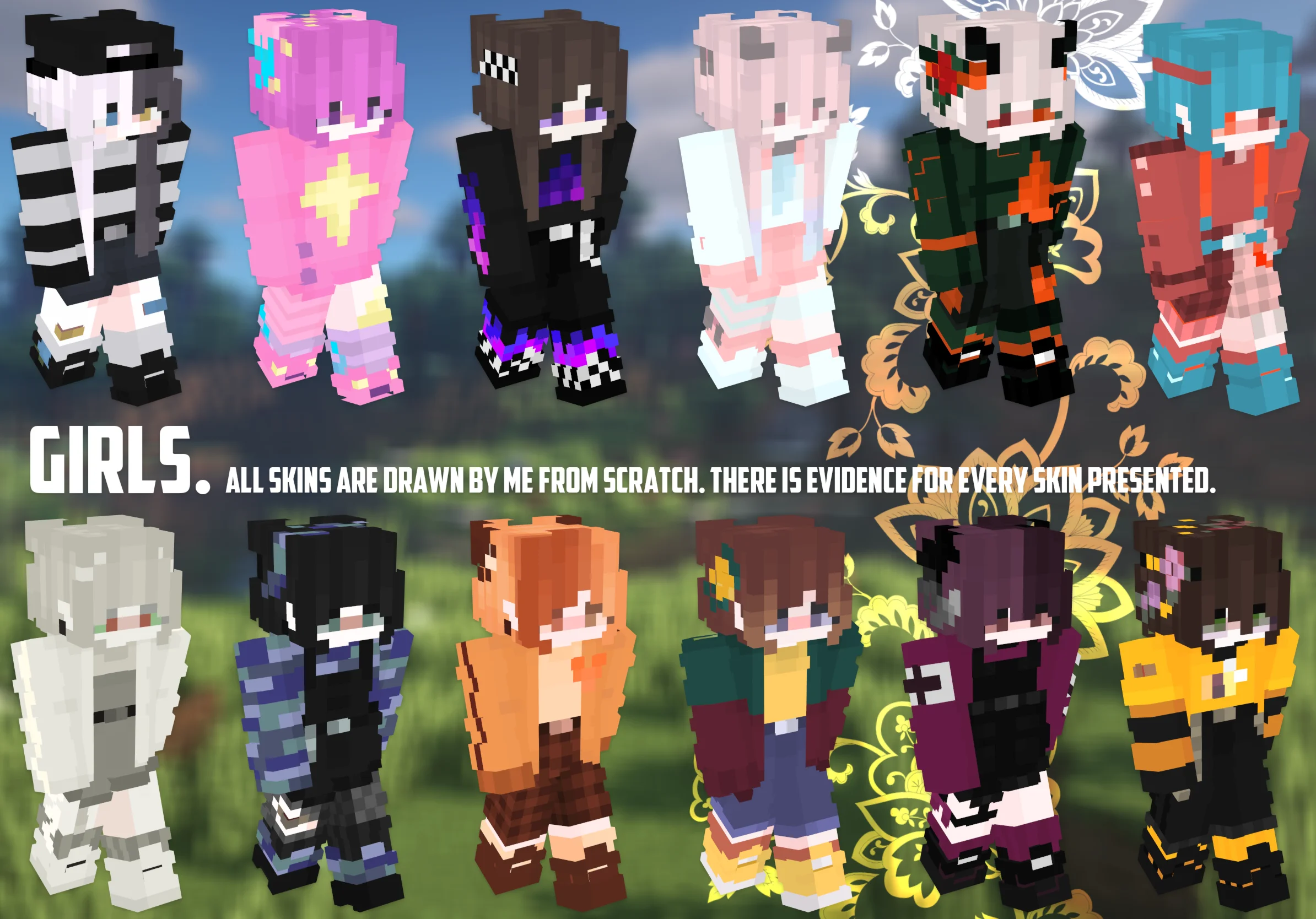 Minecraft купить уникальный скин