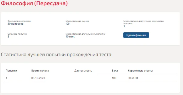 Философия.Тест Синергия 2020