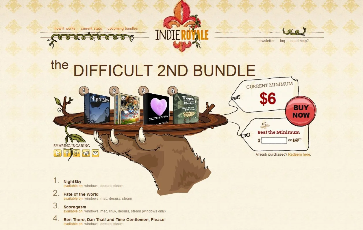 The Indie Royale Bundle - the Difficult 2nd Bundle