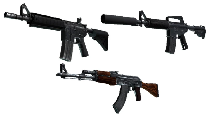 Macro CS: GO 3in1 AK47 + M4A4 + M4A1 - 2.5 X7 Bloody