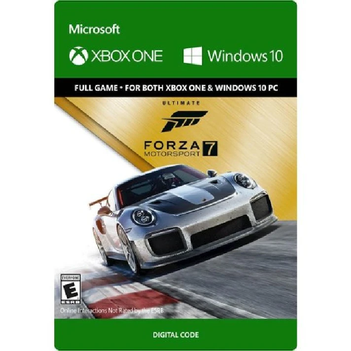 FORZA MOTORSPORT 7 ULTIMATE XBOX ONE,X|S,WIN10🔑KEY