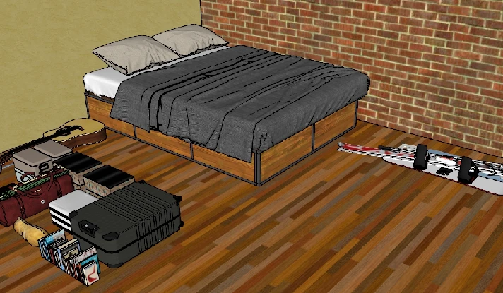 Bed with your own hands