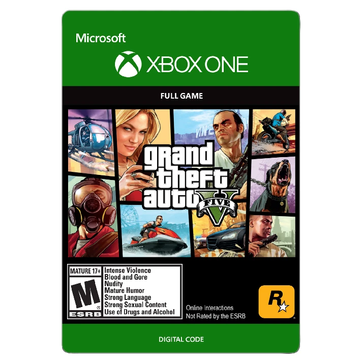 Grand Theft Auto V Premium Edition (GTA 5) XBOXONE code