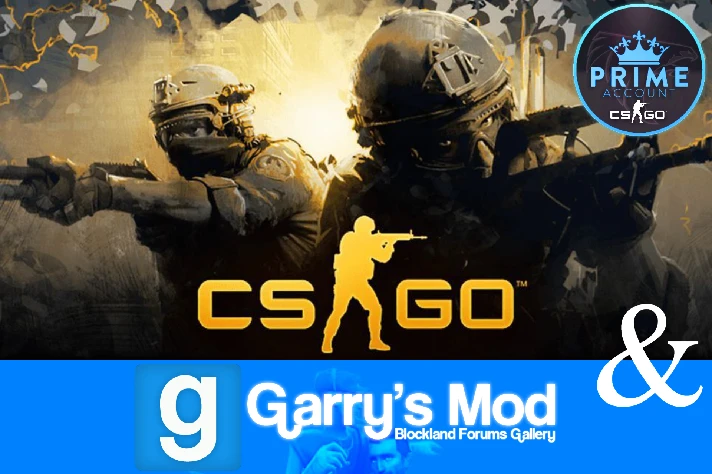 ⭐️ CS GO 2 PRIME STATUS + Garrys Mod (GLOBAL) CS 2 🟢