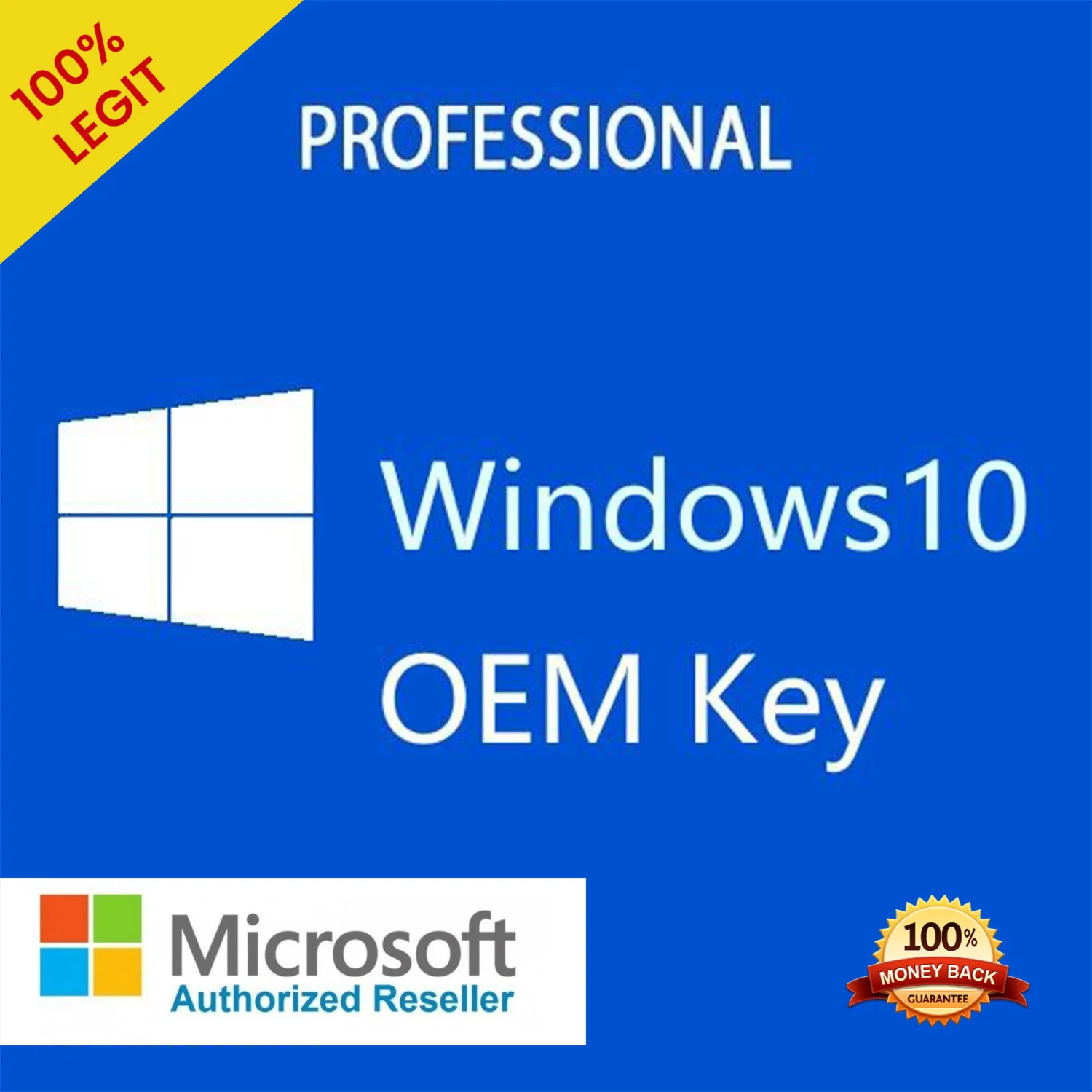 Микрософт Виндовс 10 Про ОЕМ КЕЙ ю100% Легитщ