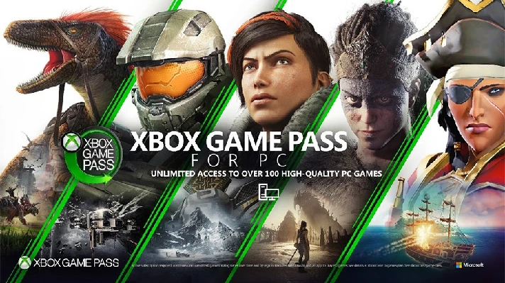 Xbox Game Pass Ultimate+PC +400 games (6 months)