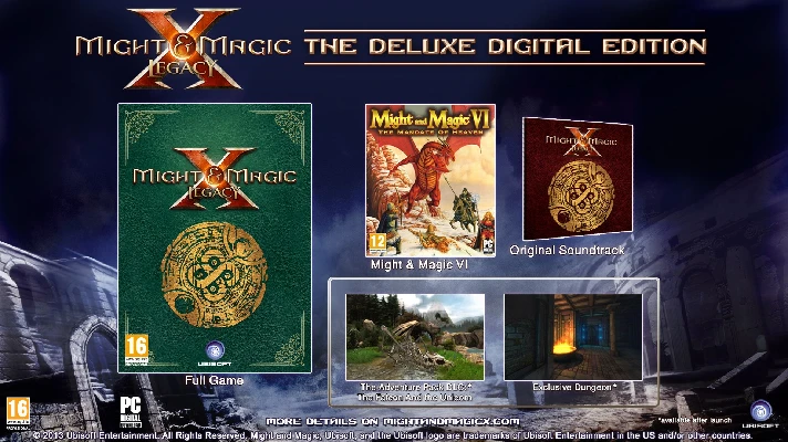 Might & Magic X - Legacy Digital Deluxe (Steam Gift RU)