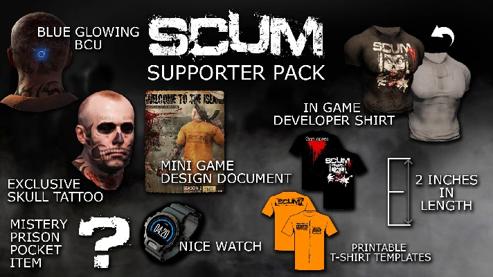 SCUM Supporter Pack 1 / SCUM Deluxe (Steam Gift RU)