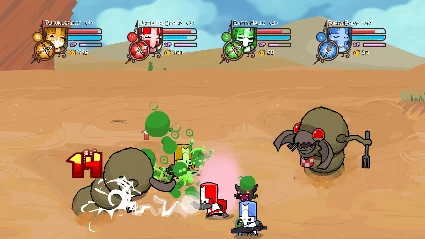 ⭐ ️ Castle Crashers - STEAM ОНЛАЙН (Region Free)