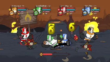 ⭐ ️ Castle Crashers - STEAM ОНЛАЙН (Region Free)