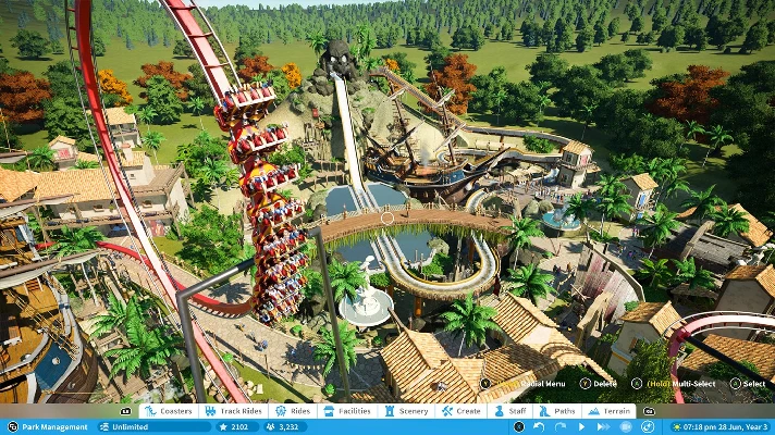 ✅ Planet Coaster: Deluxe Edition XBOX ONE|X|S Key 🔑