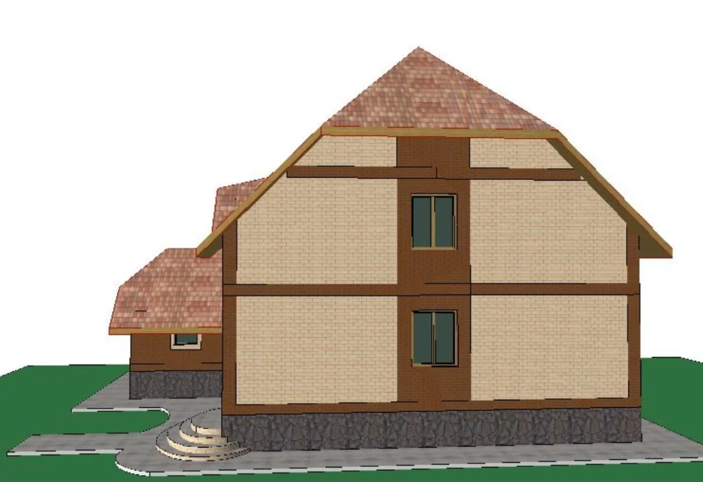 Проект 2-х этажного коттеджа