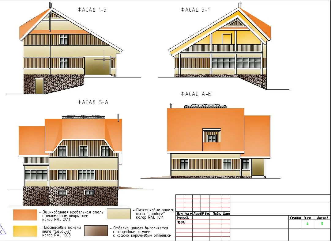Проект коттеджа 