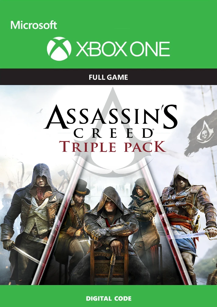 ✅ ASSASSIN´S CREED TRIPLE PACK XBOX ONE 🔑KEY