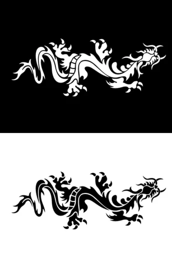 АВТОтату, Дракон, вектор (Corel Draw).