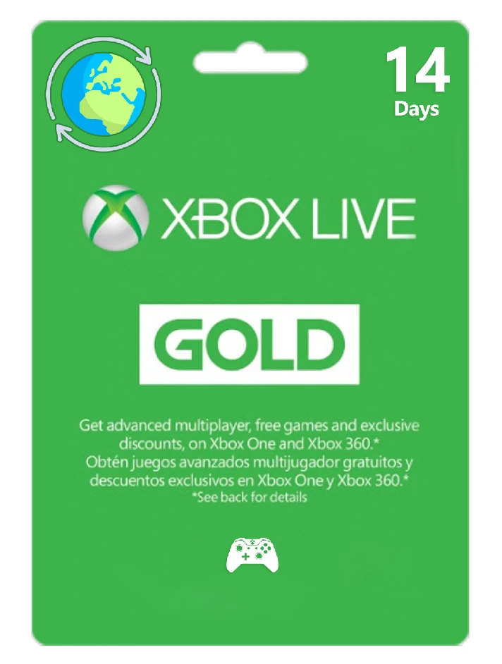 XBOX Live Gold 14 Days Trial (XBOX1+Series/SCAN/Global)