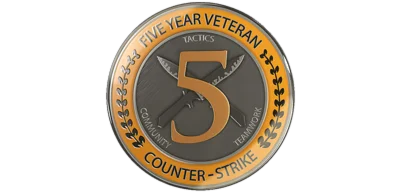 ⭐CS 2 Монета за 5 лет службы ОНЛАЙН  ПОЛНЫЙ ДОСТУП +