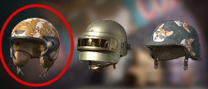 PUBG 2020 Corgi Helmet 1 (legal code) Region free