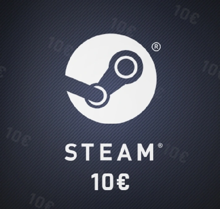 STEAM WALLET 10€ EURO GIFT CARD (EUROPE)