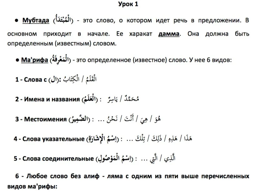 Мединский курс арабского языка. Правила. В 4-х частях