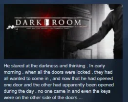 Dark Room STEAM KEY REGION FREE GLOBAL