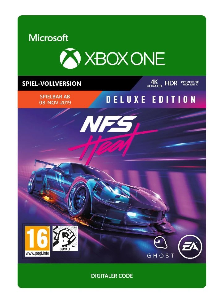 ✅💥Need for Speed Heat Deluxe Edition✅XBOX ONE/X/S🔑KEY