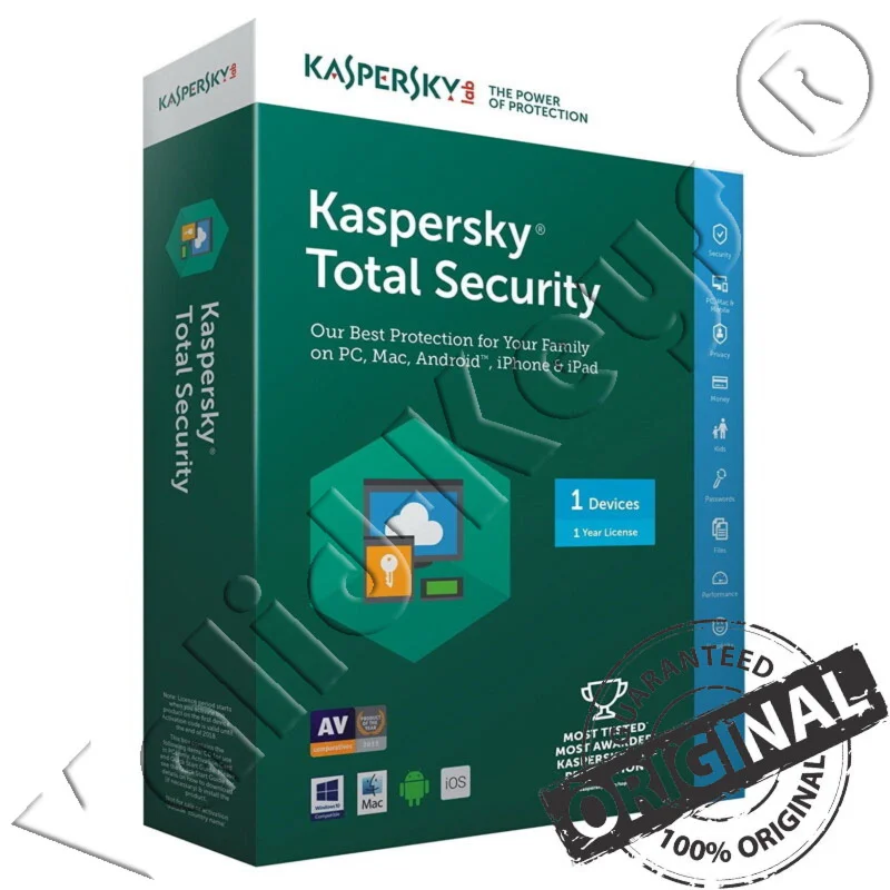 Kaspersky Total Security | Global | 1 год/1 пк