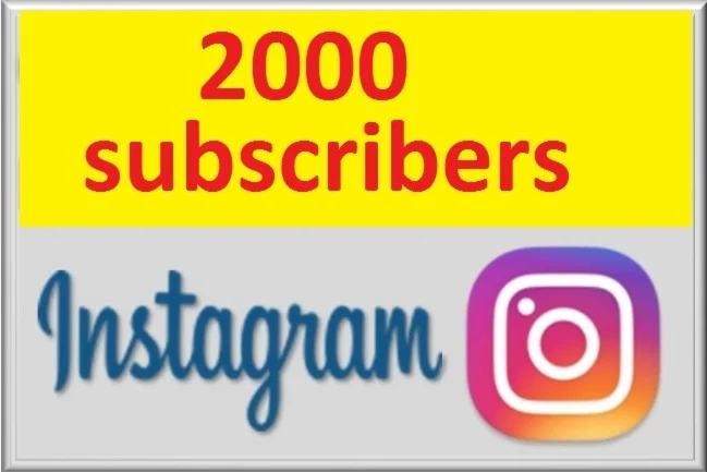  Инстаграм Подписчики 2000 + Бесплатно 2000 Лайков ⭐
