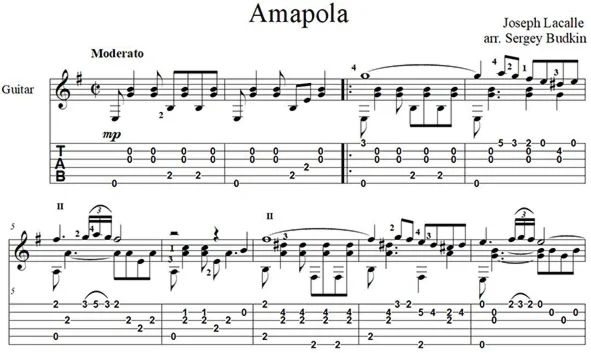 Amapola (Joseph Lacalle)_guitar cover